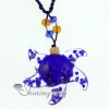 small wish bottle pendant necklace essential oil diffuser necklaces wholesale supplier italian murano glass jewelry blue