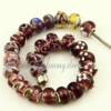 purple murano glass european beads for fit charms bracelets purple