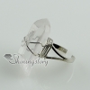 quartz rock crystal agate finger rings design B