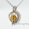 rhinestone diffuser necklace heart shaped locket large locket necklace special lockets design D