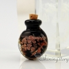 round glitter murano glass hand craft lampwork glassperfume vialsnecklace urnsnecklace urn for ashes design C
