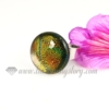round handmade dichroic glass finger rings jewelry design A