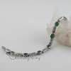 round openwork semi precious stone agate jade charm bracelets jwelry design E