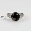 round semi precious stone natural agate finger rings jewelry design A