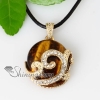 round semi precious stone rose quartz jade tiger's-eye amethyst crystal rhinestone necklaces pendants design B
