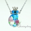 round wholesale diffuser necklace diffusing necklace perfume necklace bottles glass vial pendant necklace design C