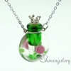 round wholesale diffuser necklace diffusing necklace perfume necklace bottles glass vial pendant necklace design D