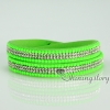 shining blingbling crystal rhinestone double layer wrap slake bracelets mix color design C
