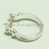 silver plated finger rings for big hole charms beads silver
