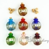small glass vials for necklaces miniature hand blown glass bottle charms jewellery miniature glass jars assorted