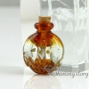 small glass vials for necklaces miniature hand blown glass bottle charms jewellery miniature glass jars design E