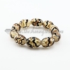 stretch swirled lampwork murano glass beads bracelets jewelry black
