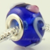 swirled european murano glass beads for fit charms bracelets assorted
