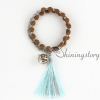 tassel jewelry tibetan prayer beads essential oil bracelet diffuser locket jewelry yoga mala bracelet yoga design E