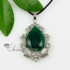 teardrop turquoise amethyst agate glass opal jade semi precious stone rhinestone necklaces pendants design G