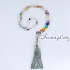 tibetan prayer beads buddha necklace meditation beads chakra necklace tassel necklace wholesale design C