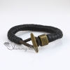toggle snap wrap bracelets genuine leather copper design A
