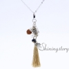 tree of life pendant tassel necklace freshwater pearl necklace single pearl necklace yoga jewelry design A