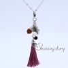 tree of life pendant tassel necklace freshwater pearl necklace single pearl necklace yoga jewelry design E