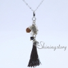 tree of life pendant tassel necklace freshwater pearl necklace single pearl necklace yoga jewelry design G