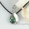 white oyster shell rainbow abalone shell necklaces pendants yinyang flower openwork mother of pearl jewellery design A
