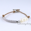 white pearl bracelet toggle bracelet bohemian bracelets boho bridal jewelry freshwater pearl jewellery wholesale bohemian jewelry design A