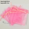 wholesale organza jewelry pouches small gift bag mix color small organza bags fancy drawstring pouches pink