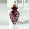 wholesale glass vials with cork ashes locket cremation urns for pets design C