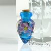 wholesale glass vials with cork ashes locket cremation urns for pets design F