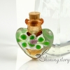 wholesale glass vials with cork jewelry for cremation ashes locket keepsake ashes jewelry design D