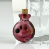 wholesale glass vials with cork keepsake jewelry cremation urn jewelry design E