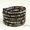 wholesale wrap bracelets leather jewelry bracelet wrap woven beaded bracelet handmade leather bracelets design B