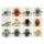 100pc murano glass animal beads for fit charms bracelets