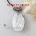 oval flower rainbow abalone seashell mother of pearl oyster sea shell silver plated necklaces pendants
