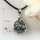 hand ball patchwork turn rainbow abalone seashell mother of pearl oyster sea shell pendant necklaces