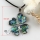 four clover rainbow abalone oyster mother of pearl sea shell rhinestone necklaces pendants