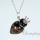 essential oil necklace diffusers lampwork glass perfume pendants