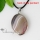 2013 new arrive oval semi precious stone agate stone pendants leather necklaces