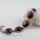 2013 new arrive round semi precious stone charm bracelets jewelry