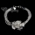 925 sterling silver filled brass tassel glitter ball floweral charm bracelets