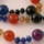 agate circular bead necklace