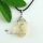 amethyst quartz natural semi precious stone gold plated necklaces pendants