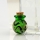 ball glitter murano glass handmade murano glassglass vial pendantmemorial urn jewelrycremation ashes jewelry