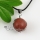 ball rose quartz glass opal jade natural semi precious stone necklaces pendants