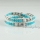 beaded wrap bracelets semi precious stone jade agate turquoise rose quartz double layer bracelet natural stone jewelry