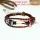 bone genuine leather wrap bracelets unisex