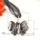 butterfly foil lampwork murano glass necklaces pendants jewelry