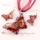 butterfly foil venetian murano glass pendants and earrings jewelry