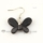 butterfly handmade murano dichroic glass earrings jewelry
