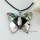 butterfly patchwork seawater rainbow abalone white oyster shell mother of pearl necklaces pendants
